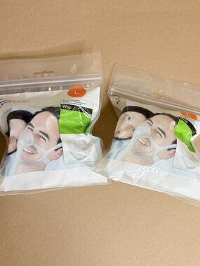 Lot 2 Philips Respironics Wisp Nasal Mask Cushions Large L 1094088 Sealed
